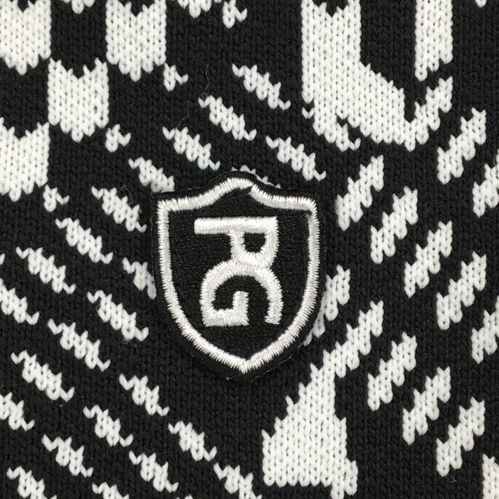 PEARLY GATES スウェット トレーナー 千鳥格子柄 総柄 黒白 5 PEARLY GATES スウェット トレーナー 千鳥格子柄 総柄 黒白 5 PEARLY