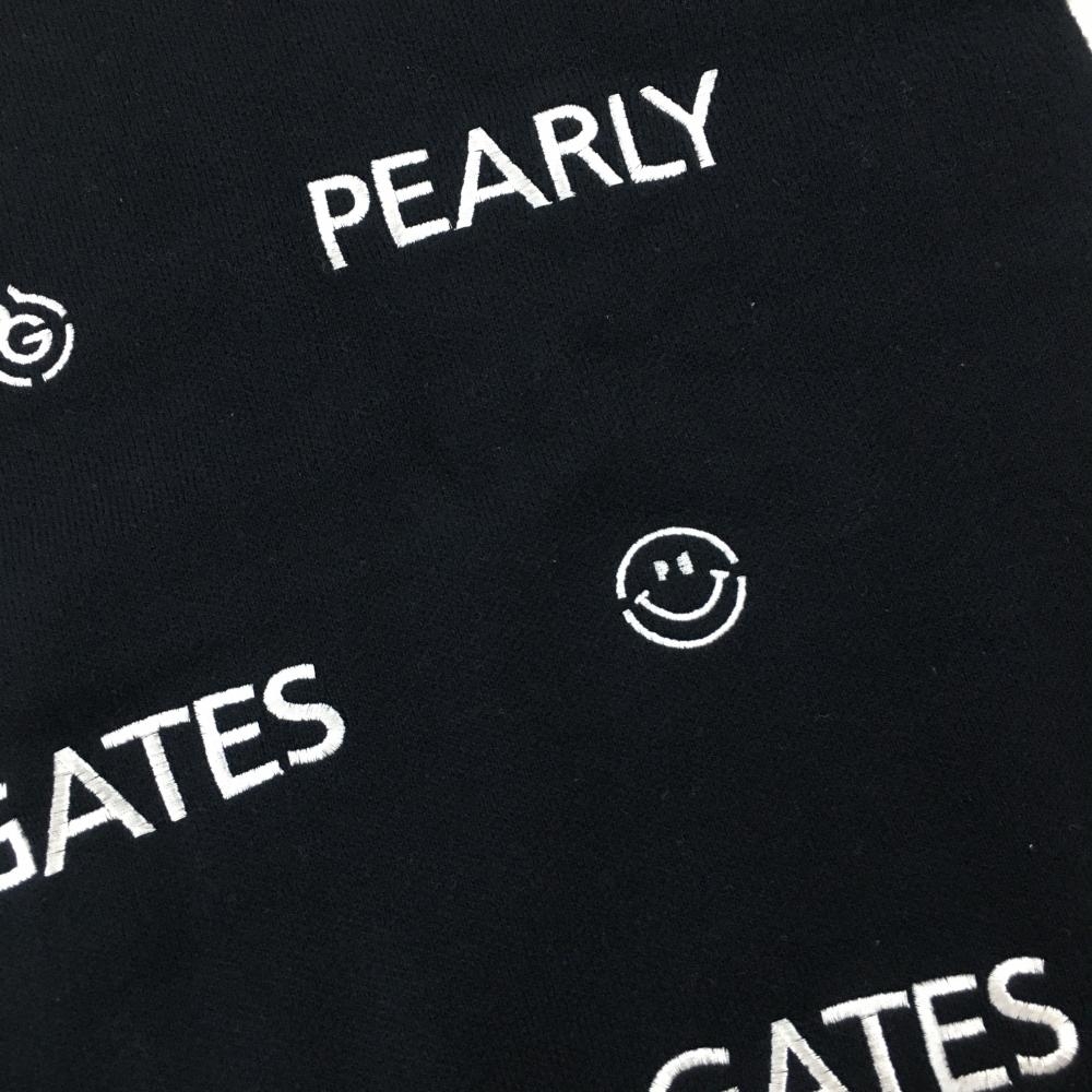 美品】パーリーゲイツ セーター ネイビー×白 ロゴ刺しゅう ニコちゃん