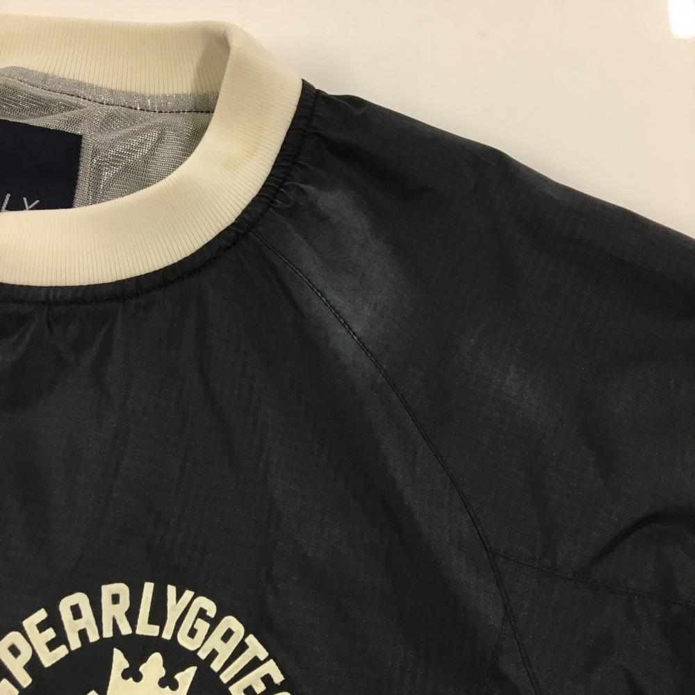 パーリーゲイツ スニード 黒×白 袖2ライン 蓄熱裏地 レディース 1(M