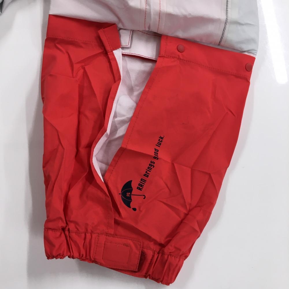 パーリーゲイツ レインウェア(2WAYジャケット×パンツ) レッド×ネイビー