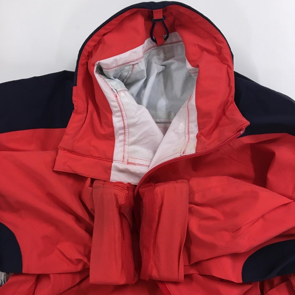 パーリーゲイツ レインウェア(2WAYジャケット×パンツ) レッド×ネイビー