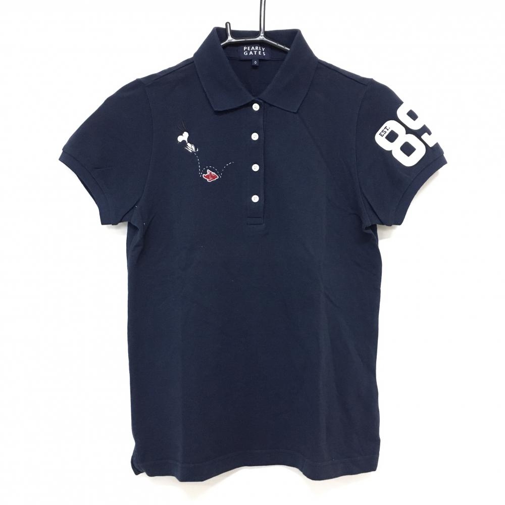 パーリーゲイツ】フロッキー ロゴ 半袖ポロ ワンピース ゴルフ L