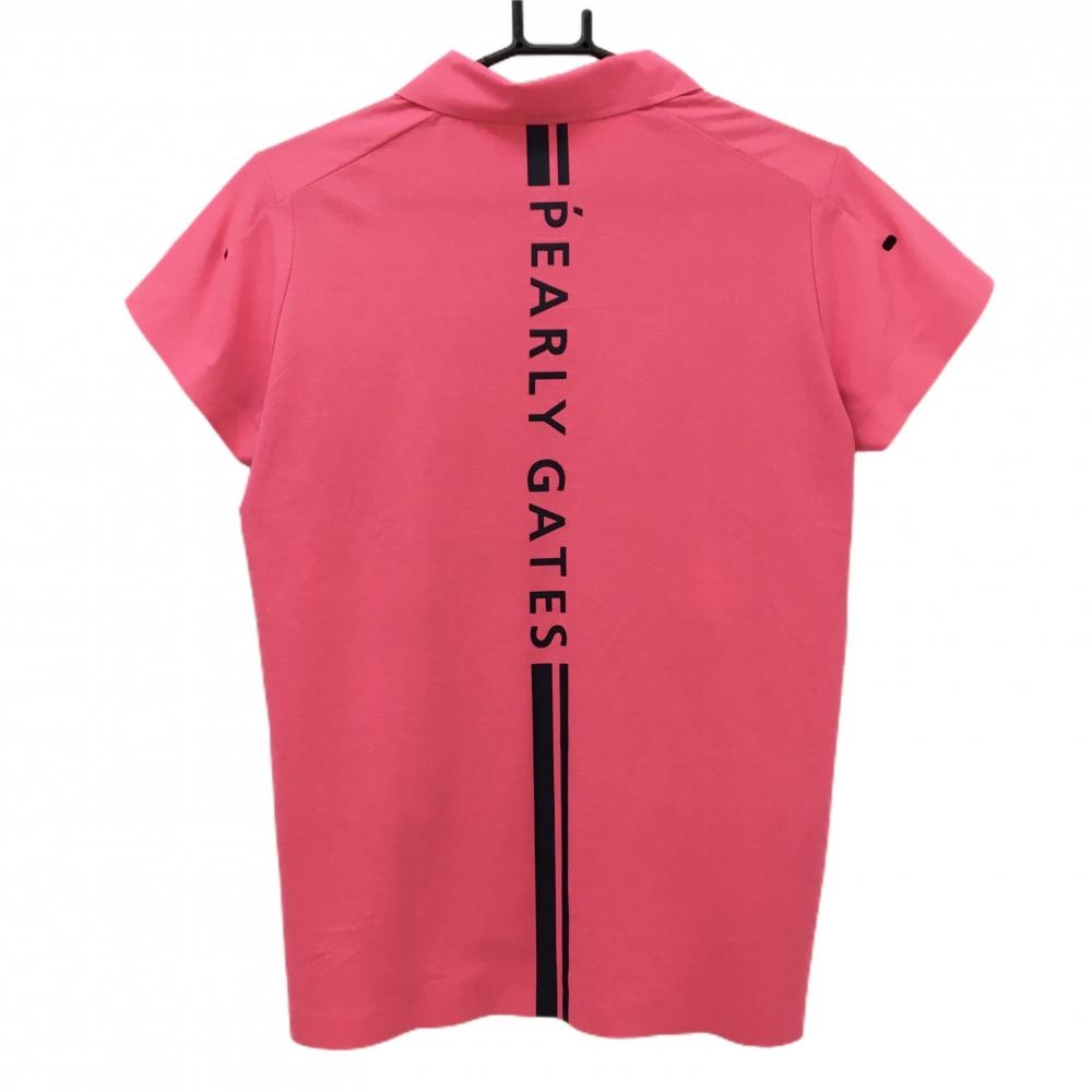 【極美品】PEARLY GATES ピンク ポロシャツ サイズ0 PEARLY GATES ピンク ポロシャツ