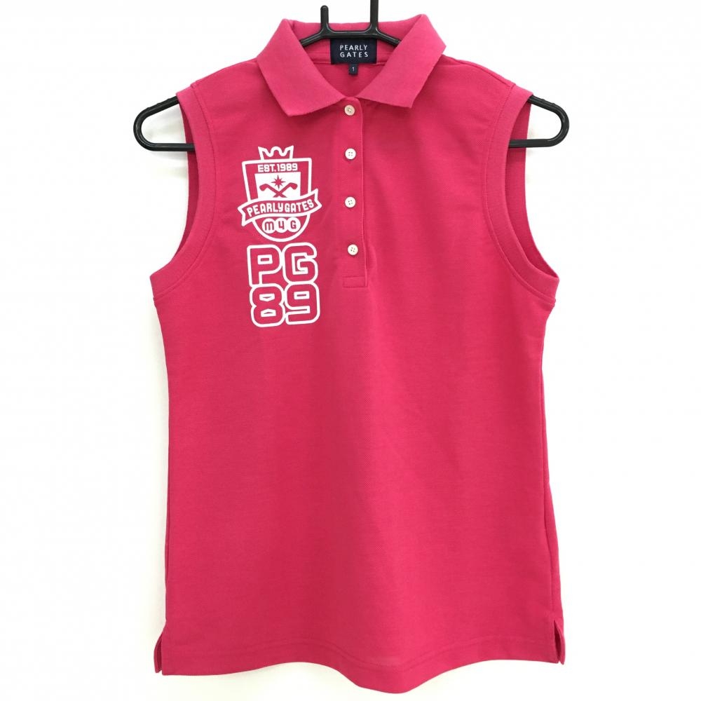 パーリーゲーツ　レディースポロシャツピンク
