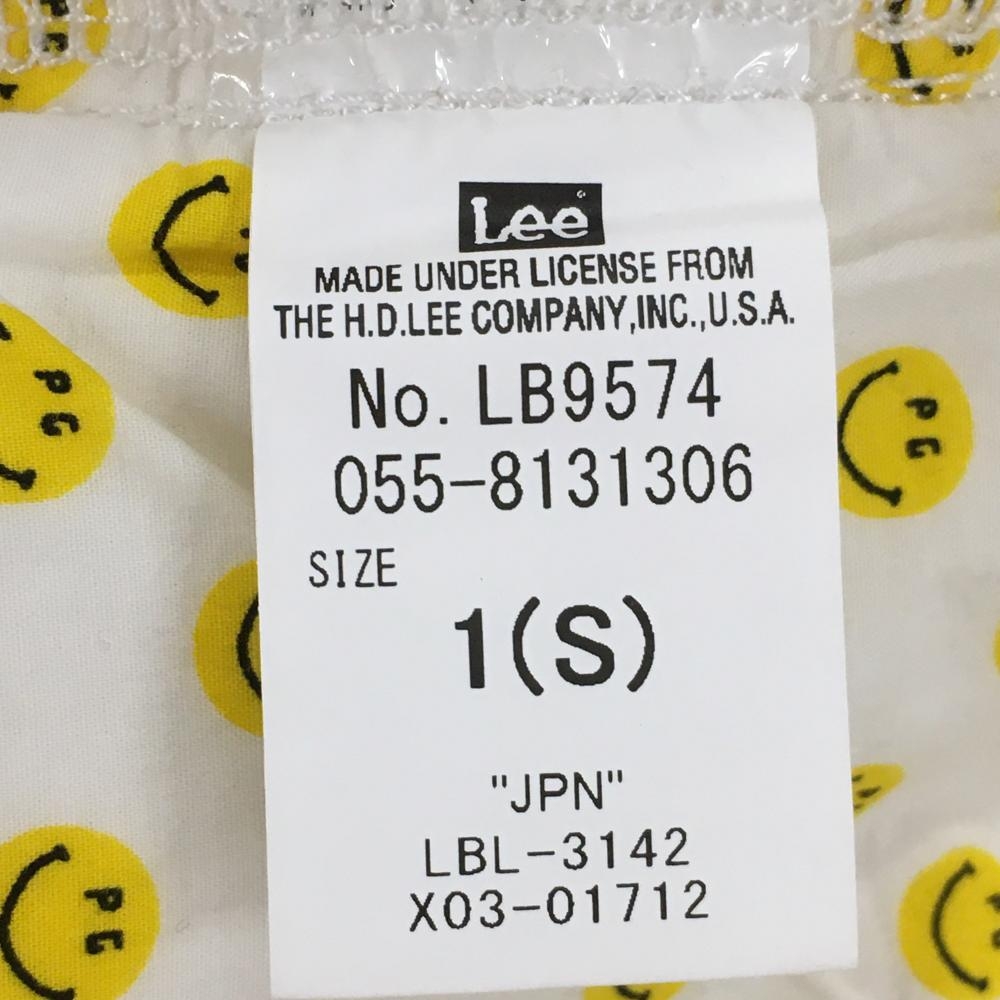 パーリーゲイツ×Lee パンツ 白 ニコちゃん スマイル レディース 1(S