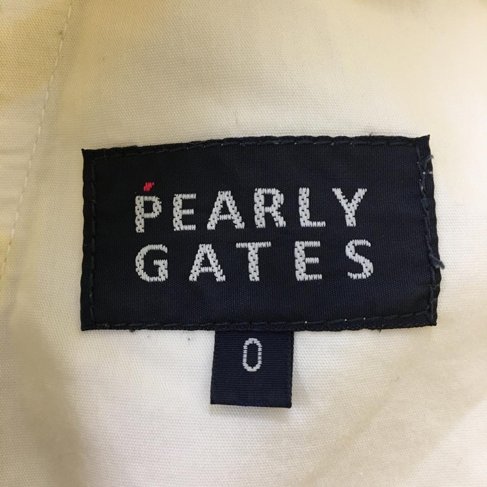 美品】パーリーゲイツ ショートパンツ 白×イエロー レモン柄