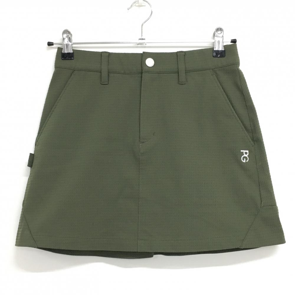 新品】PEARLY GATES ゴルフ スカート カーキ 裾フリル