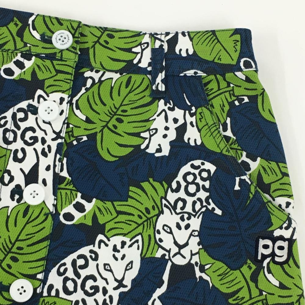 パーリーゲイツ ゴルフウェア スカート レオパード サイズ00 パーリーゲイツ ゴルフウェア スカート レオパード サイズ00 美品