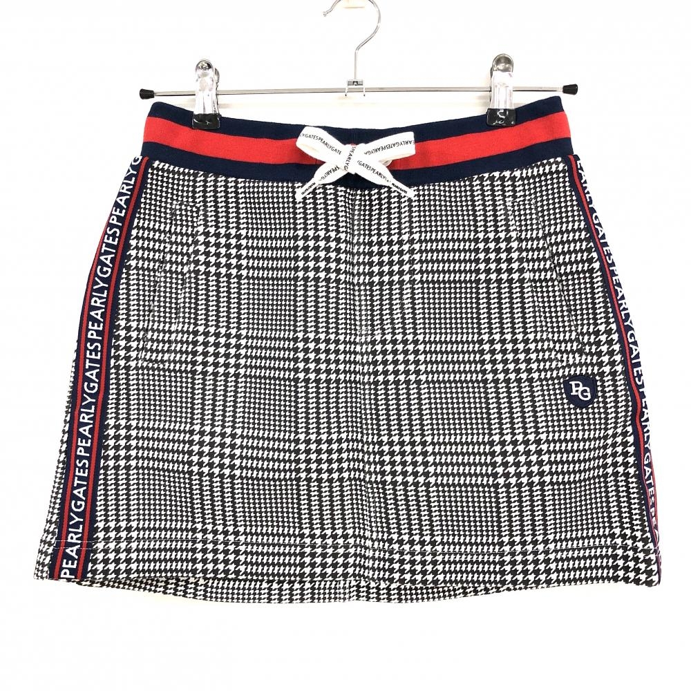 PEARLY GATES パーリーゲイツ スカート グレンチェック サイドロゴ PEARLY GATES パーリーゲイツ スカート グレンチェック サイドロゴ