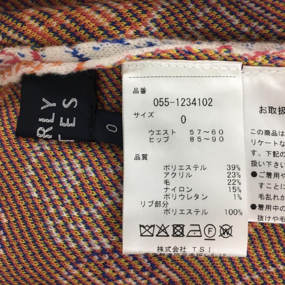 ㉚正規品 パーリーゲイツ 定価35,200円 ニットスカート 白 1 055-3134410-1.jpg