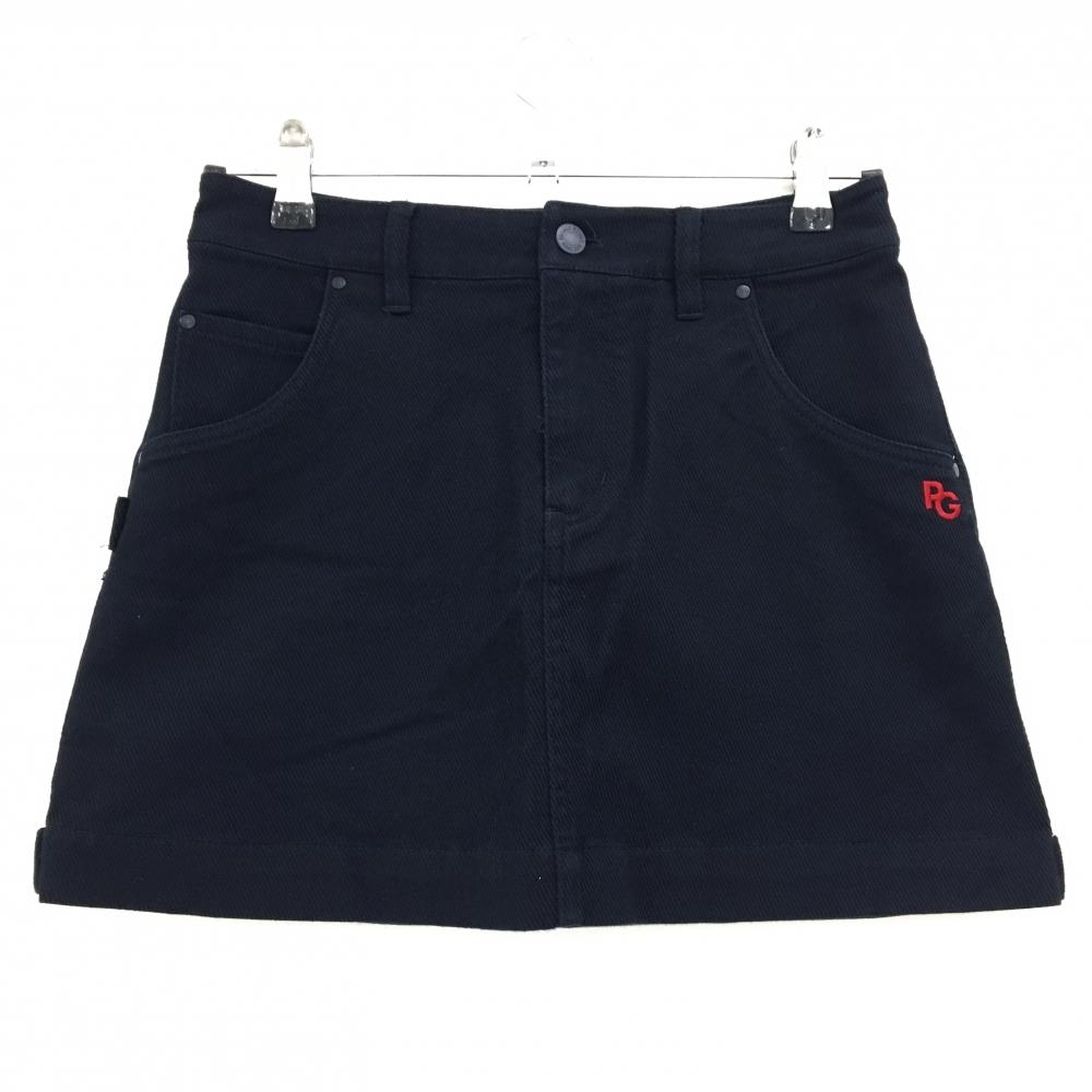 23年モデル 美品パーリーゲイツ ロゴデザインスカート ネイビー0