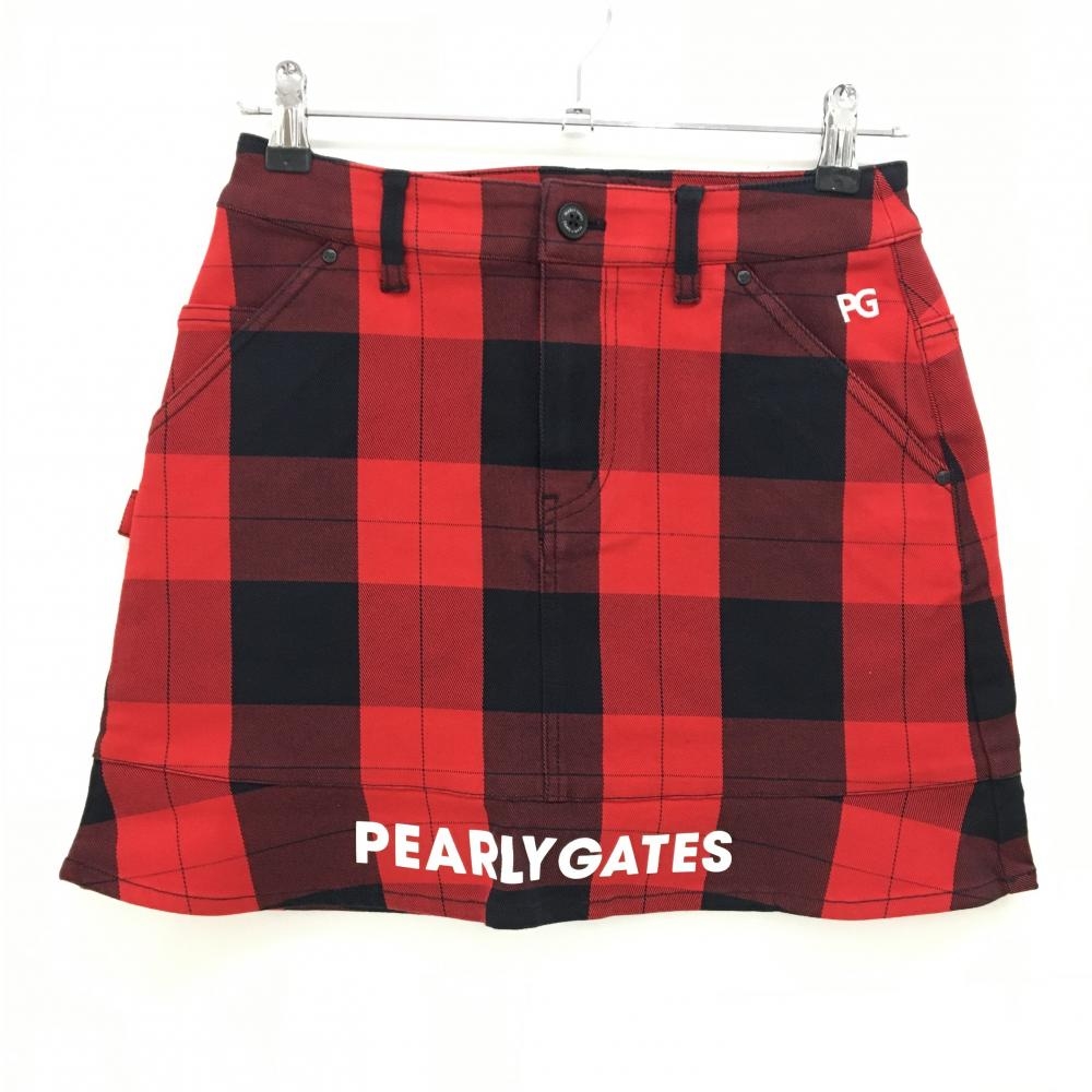 PEARLY GATES PGロゴ チェック柄スカート 【公式通販】
