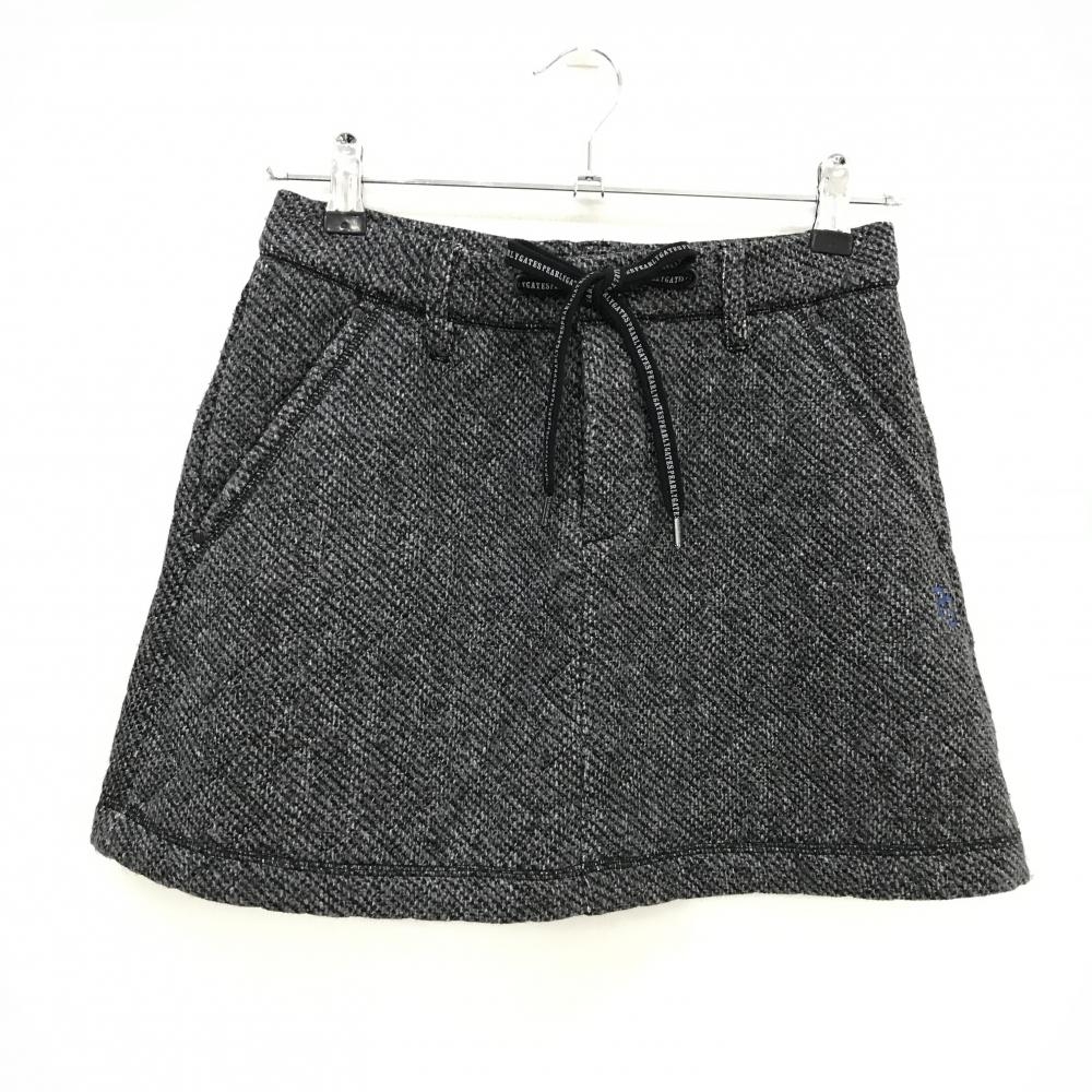 パーリーゲイツ スカート 杢グレー 表起毛素材  レディース 0(S) ゴルフウェア PEARLY GATES