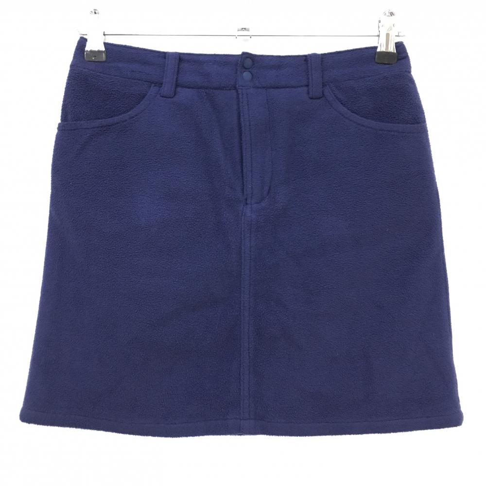 ビームスゴルフ フリーススカート ネイビー バック刺しゅう 裏地付き