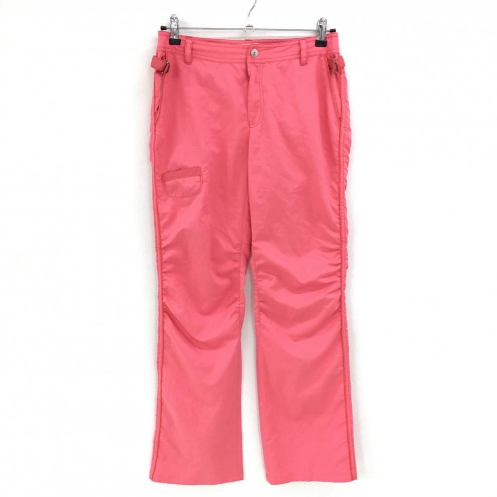 ヒールクリーク パンツ レッド系 薄手  レディース 40(M) ゴルフウェア Heal Creek