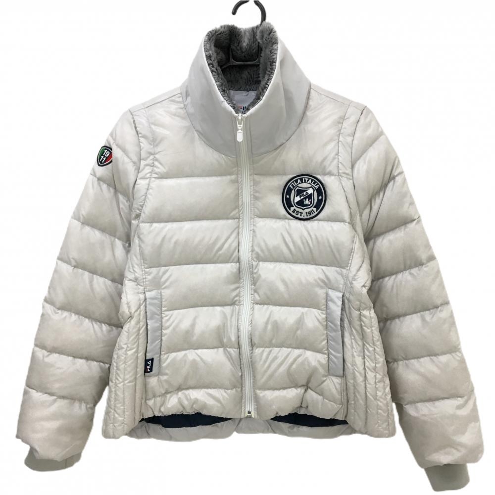 レザレクション　レディースブルゾンS レザレクション ジャケットブルゾン ネイビー×白 身頃総柄