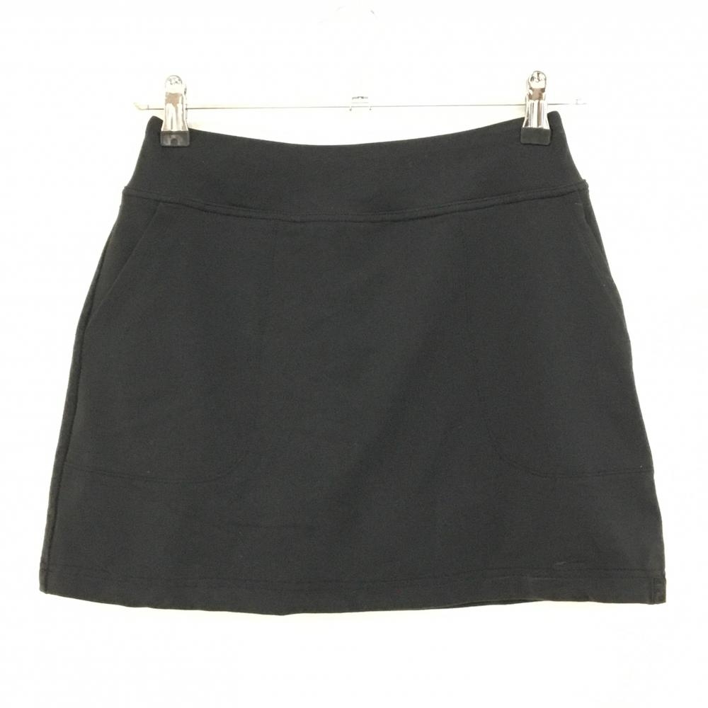 フットジョイ ストレッチスカート 黒 無地 内側インナーパンツ レディース XS ゴルフウェア FootJoy