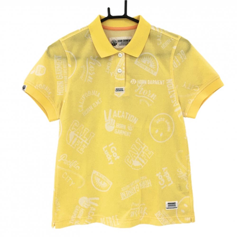 新品】ホーンガーメントゴルフポロシャツレディースMサイズ白