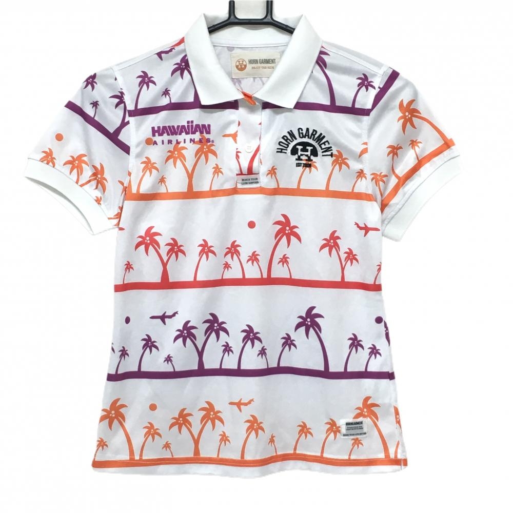 HORN GARMENT ブラック ポロシャツ 36 HORN GARMENT ブラック