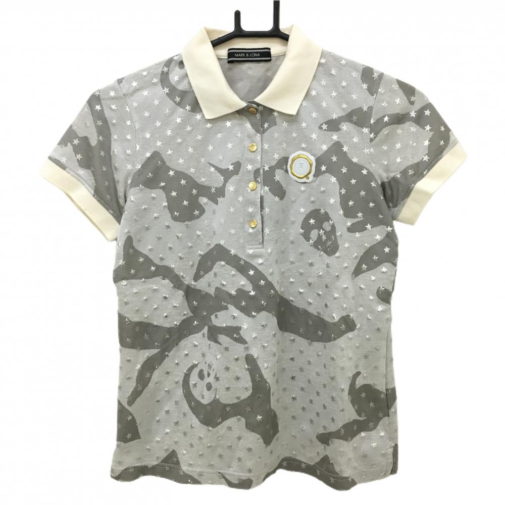 美品】MARK&LONA マークアンドロナ 白 ゴルフウェア カモフラ 【公式通販】 美品】MARK&LONA マークアンドロナ 白 ゴルフウェア カモフラ 【公式通販】