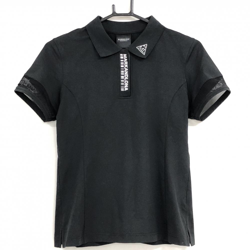 MARK & LONA 黒 ポロシャツ レディース 38サイズ 【公式通販】