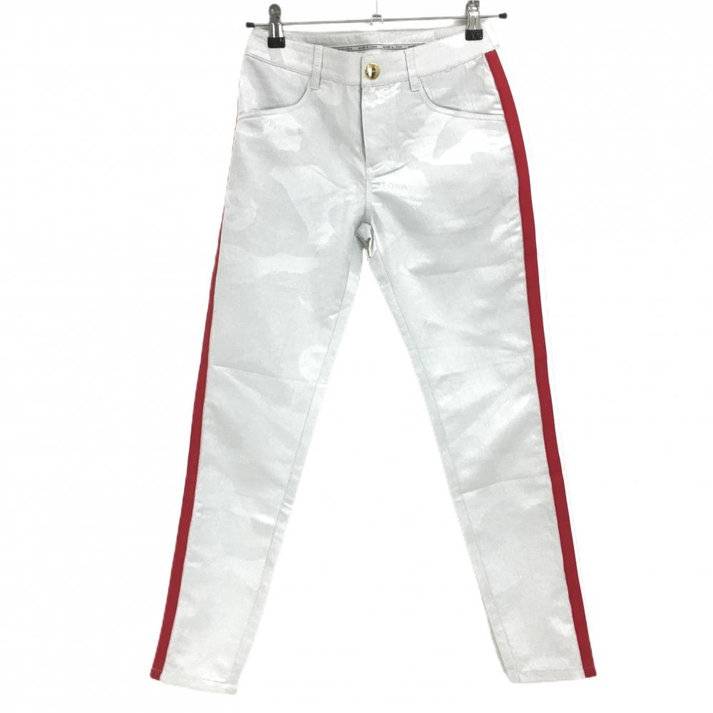 マークアンドロナ　MARK&LONA ダウンスカート 新品未使用 マークアンドロナ スカート ホワイト ストレッチ