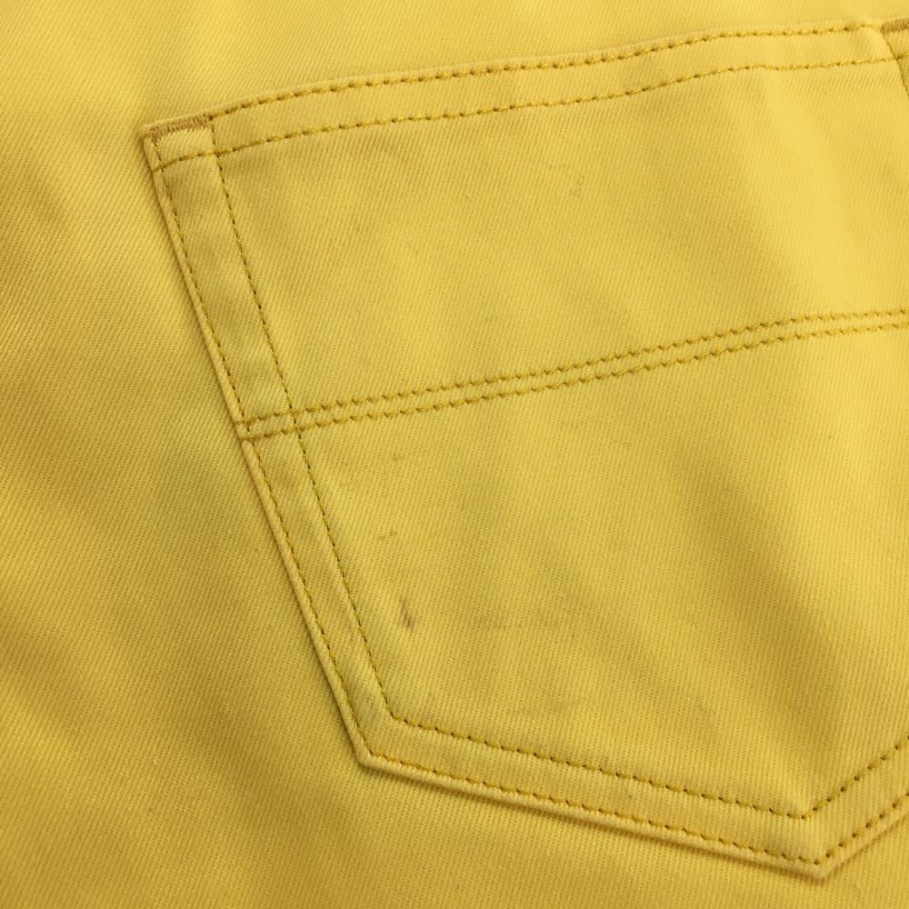 マークアンドロナ スカート イエロー スカル刺しゅう レディース M