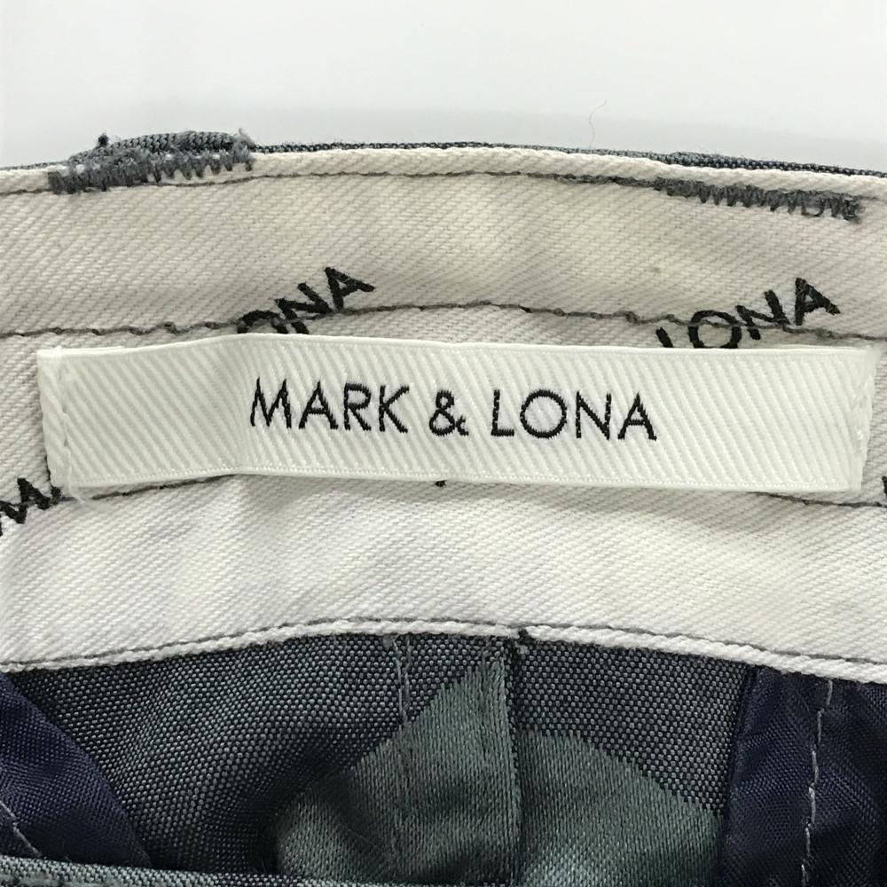 超美品】マークアンドロナ スカート ブルーネイビー カモフラ 迷彩