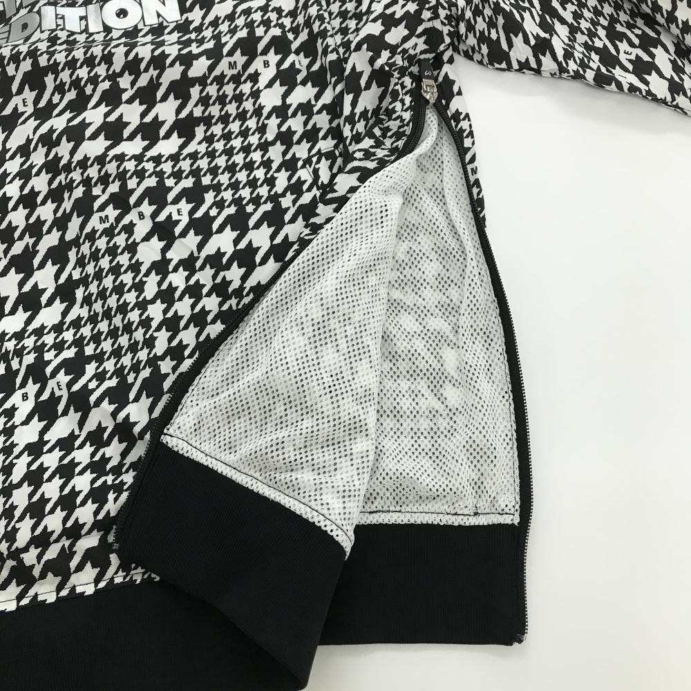 美品】マスターバニー スニード 黒×白 千鳥格子 裏地メッシュ ブルゾン