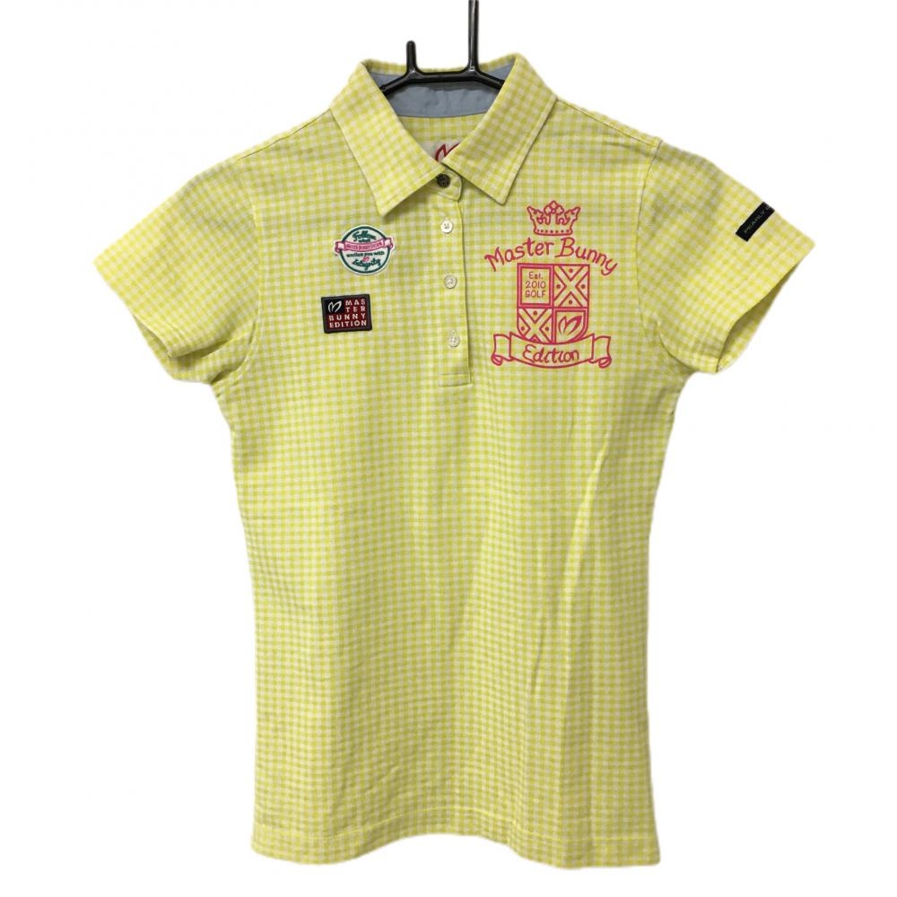 マスターバニーエディション 半袖ポロシャツ 花柄 イエロー 0