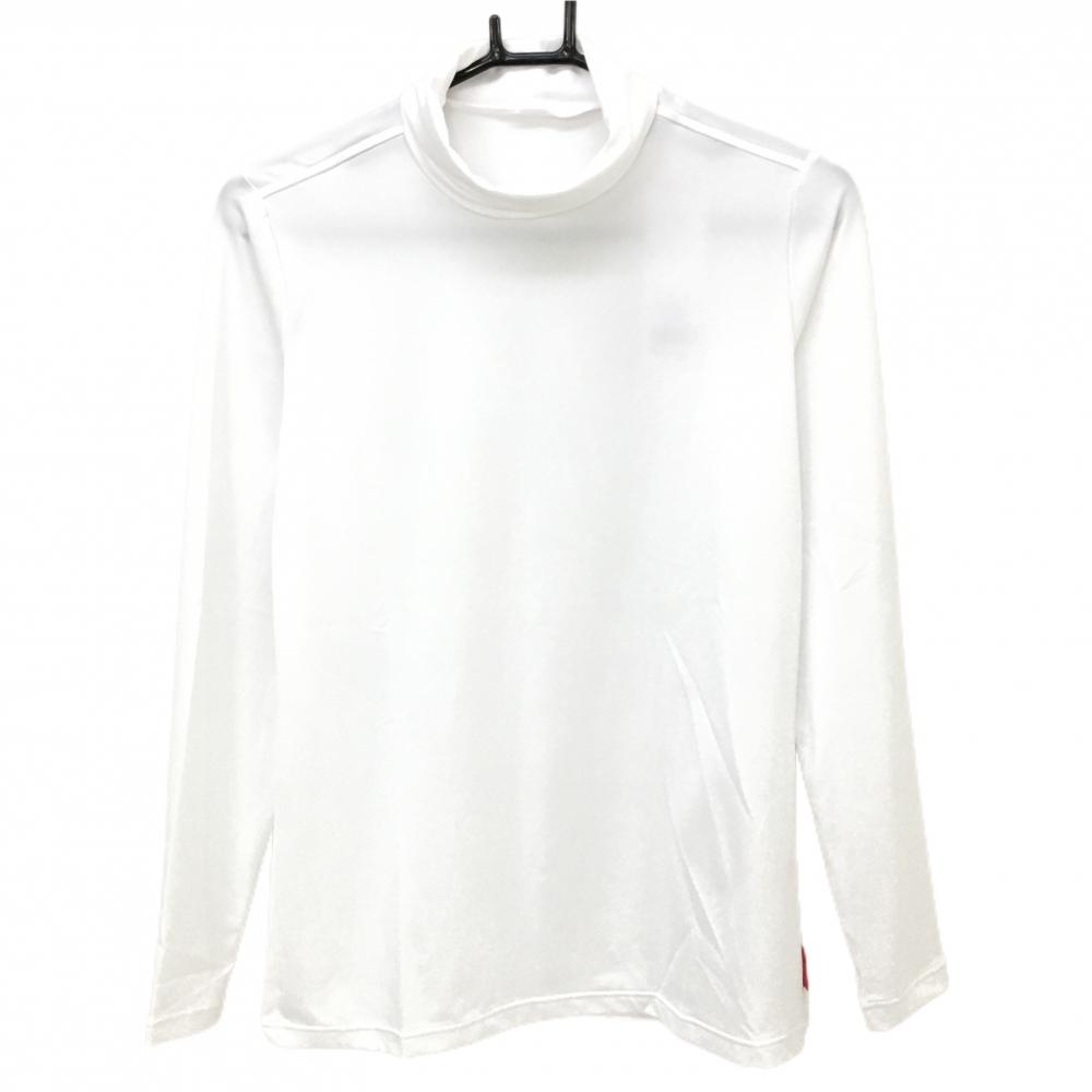 【新品】マリクレールスポール タートルネックインナーシャツ 白 ストレッチ  レディース L ゴルフウェア marie claire