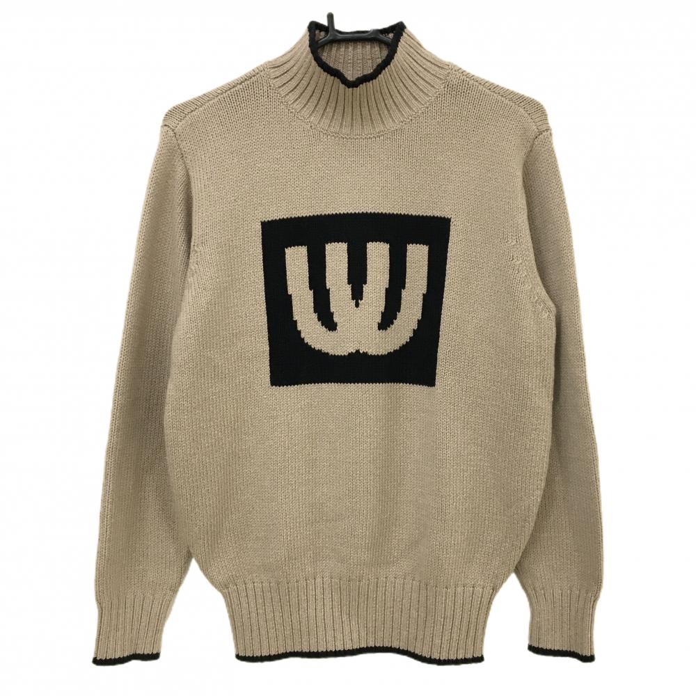 【未使用品】　ミエコウエサコ  M-Uスポーツ　スポーツ　ウール　セーター ミエコ ウエサコ M.U SPORTS(ミエコウエサコ) 襟付きニット