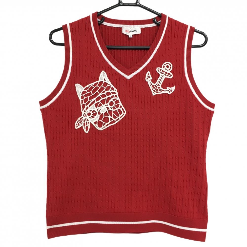 M.U.SPORTSベスト 新品】MU SPORTS Vネック ベスト サイズ48