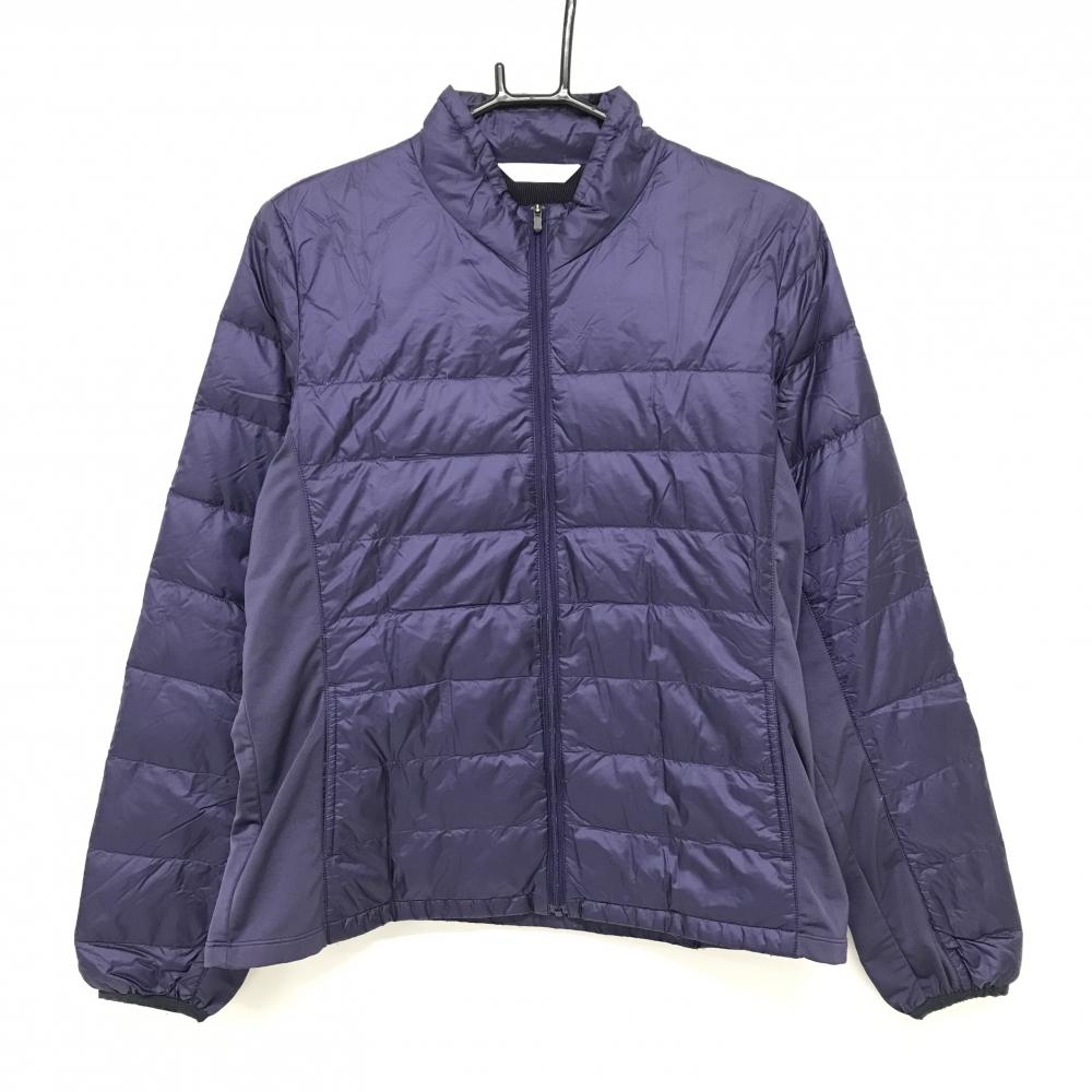 ミズノゴルフ ダウンジャケット パープル レディース LL ゴルフウェア MIZUNO