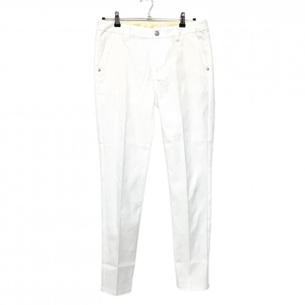 【新品】ラウドマウス パンツ 白 星地模様 シューティングスター ストレッチ UVカット レディース LL ゴルフウェア LOUDMOUTH