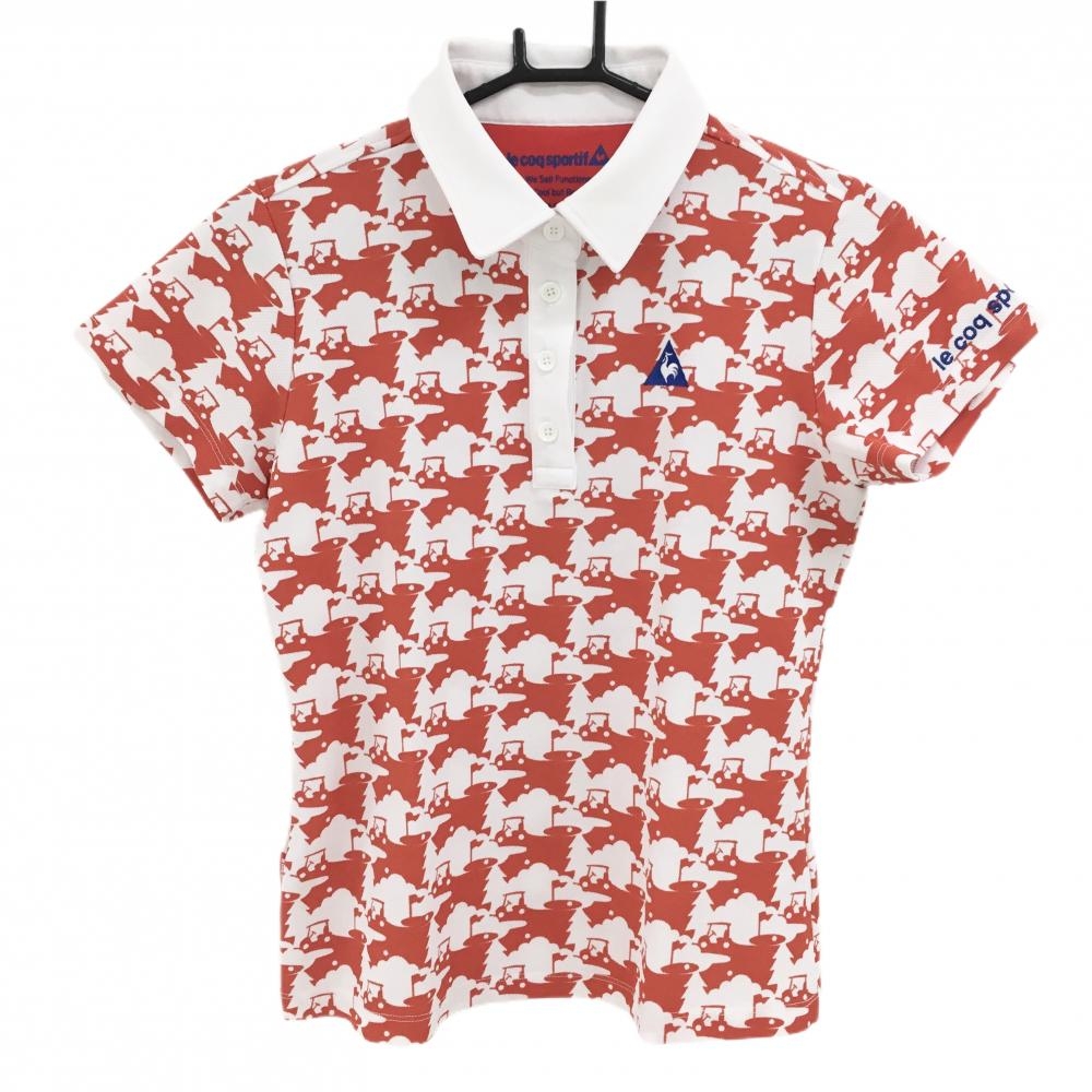 ルコックゴルフ2way ジャケット ブラウン ギンガムチェック Lサイズ ルコックスポルティフ ゴルフ le coq sportif golf ストレッチ