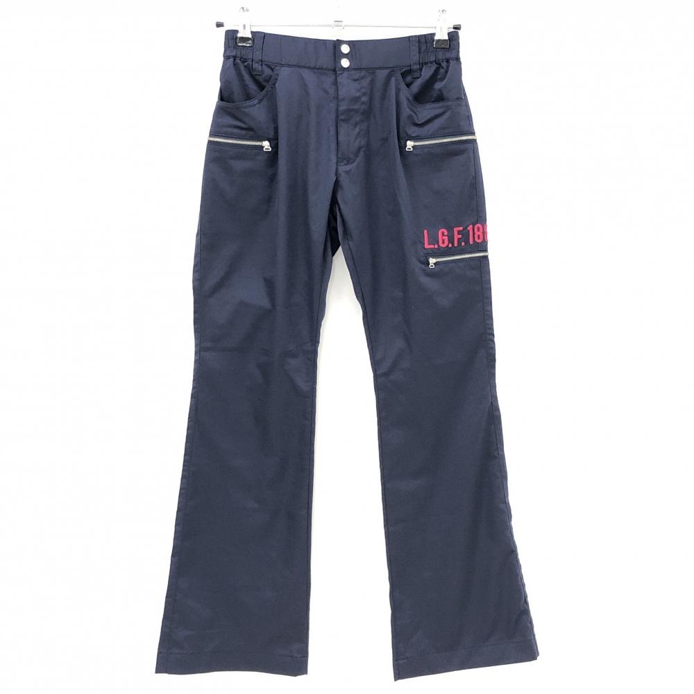 超美品】ルコックゴルフ キュロットスカート ネイビー×グリーン