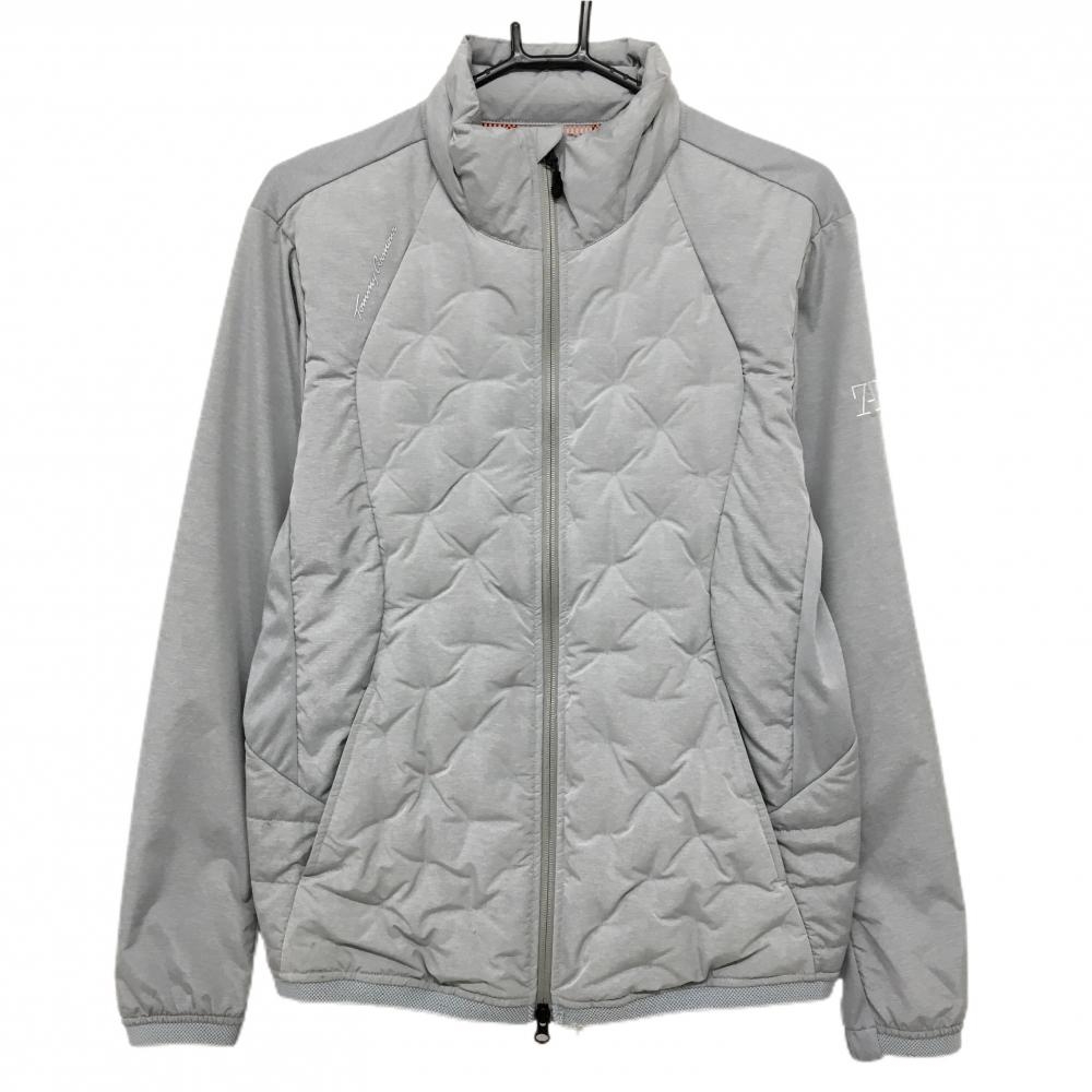 トミーアーマー ダウンジャケット ライトグレー 身頃ダウン 軽量  メンズ M ゴルフウェア Tommy Armour