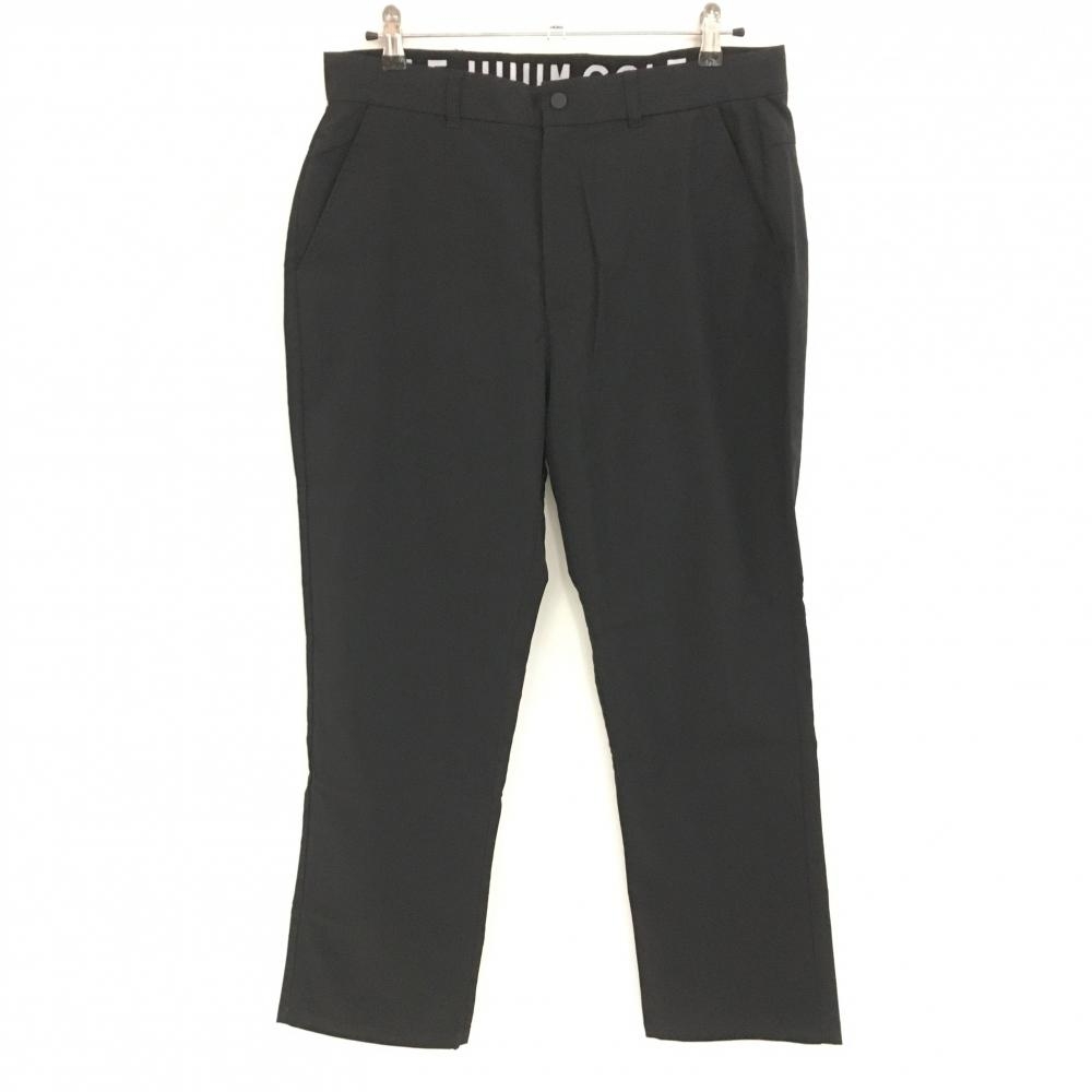 【超美品】ウームゴルフ パンツ 黒 ウエスト内側ロゴ  メンズ LL ゴルフウェア UUUM GOLF 画像