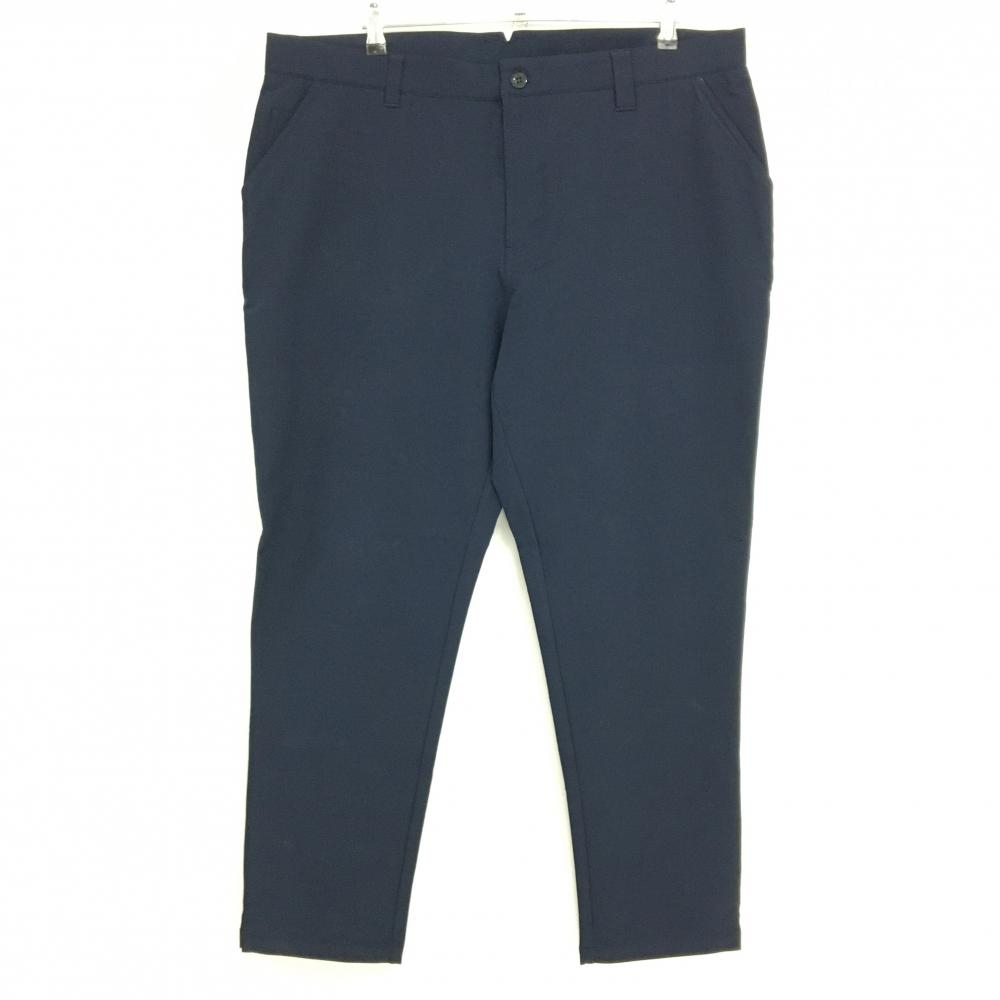 【美品】ジーディーオーオリジナル パンツ ダークネイビー ストレッチ シンプル  メンズ 10 ゴルフウェア 大きいサイズ GDO ORIGINAL