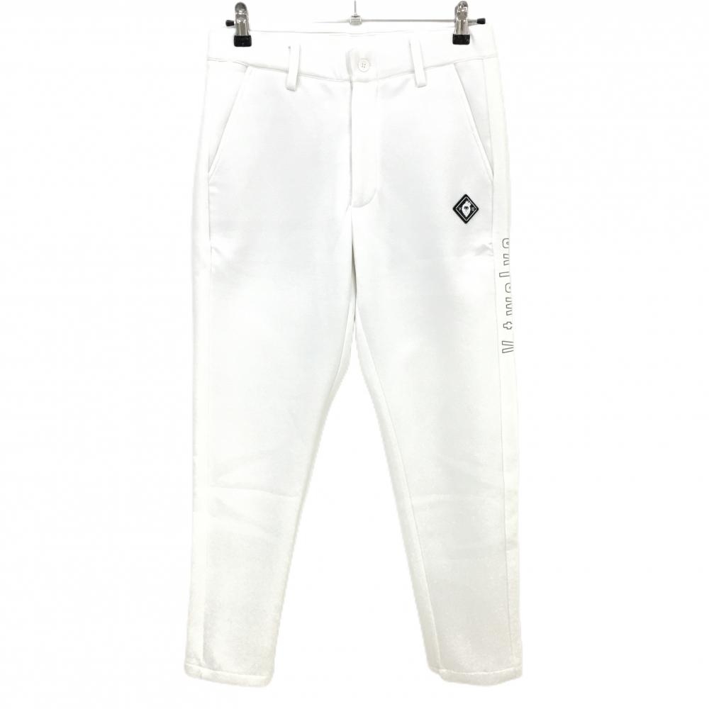 ヴィトゥエルヴ パンツ 白 織生地 上部裏地付 メンズ S ゴルフウェア 2024年モデル V12
