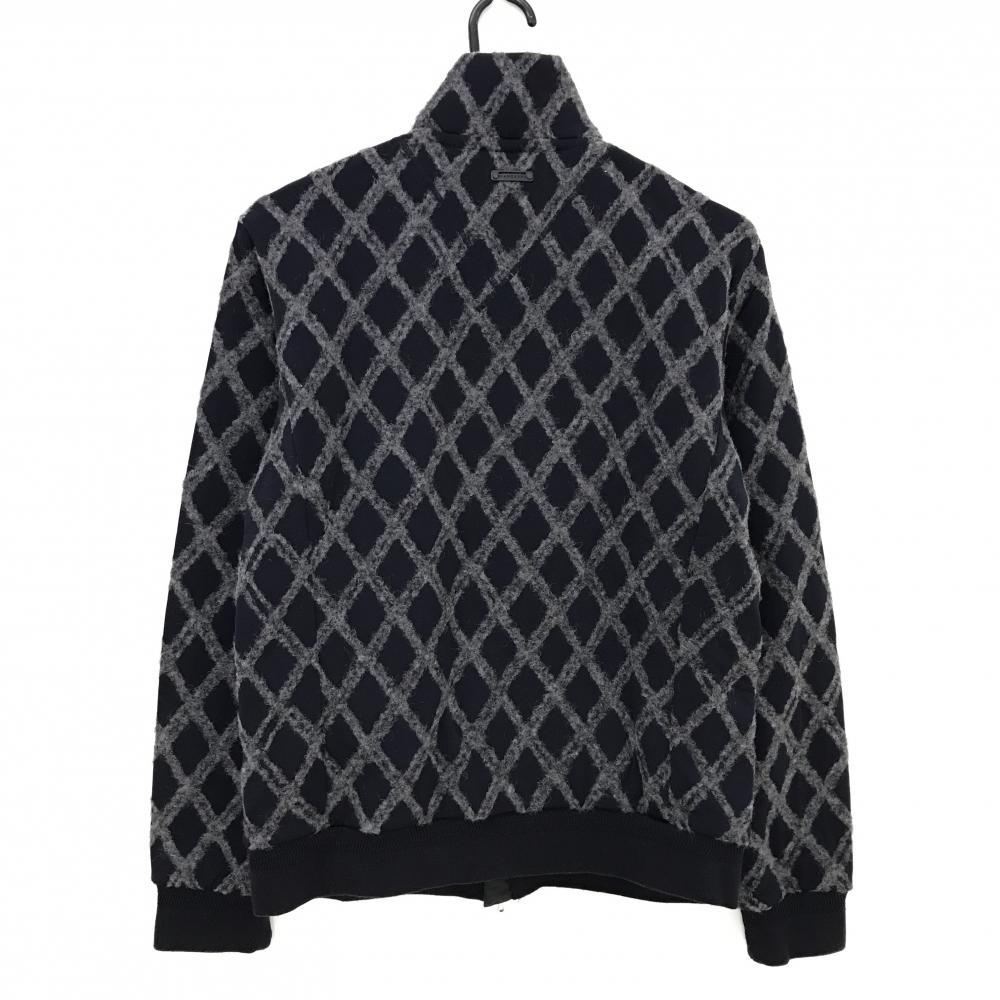 美品】セントアンドリュース ジャケット ダークネイビー×グレー 斜め