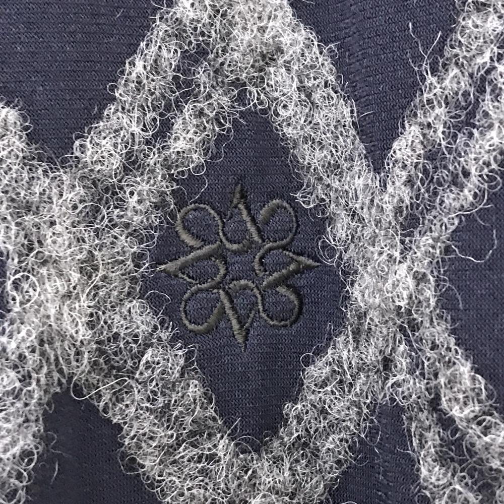 美品】セントアンドリュース ジャケット ダークネイビー×グレー 斜め