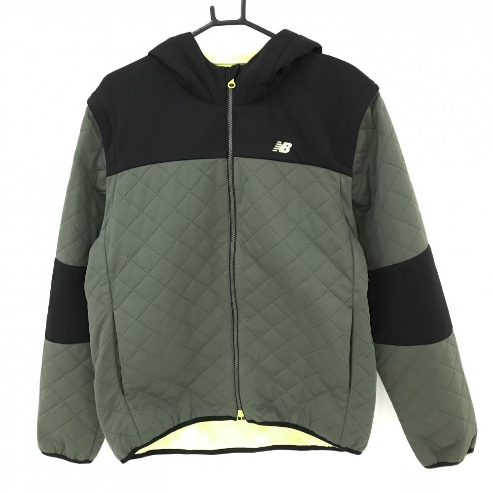 【マリクレール】ゴルフ 薄手 花柄 キルティング 中綿 ベスト L 黒×ピンク カーキ - 中古ゴルフウェア通販サイトReonard(レオナード)