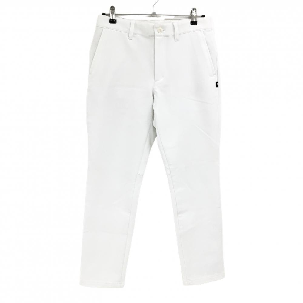 【超美品】ニューバランスゴルフ パンツ 白 裏微起毛 後ろロゴ ストレッチ メンズ 4 ゴルフウェア 2024年モデル New Balance