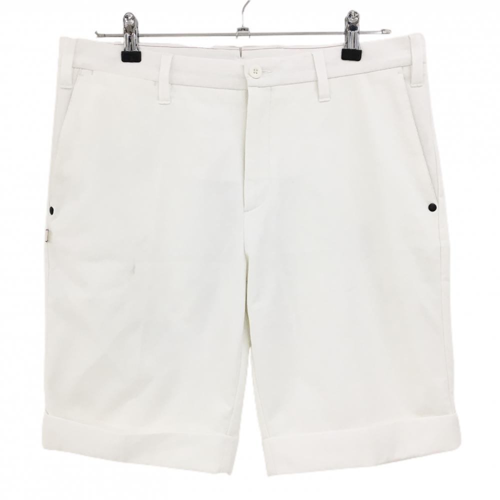 ブリーフィング ハーフパンツ 白 織生地 メンズ L ゴルフウェア 2024年モデル BRIEFING