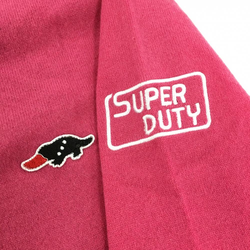 超美品】ラフアンドスウェル セーター ピンク 背面杢グレー カシミヤ