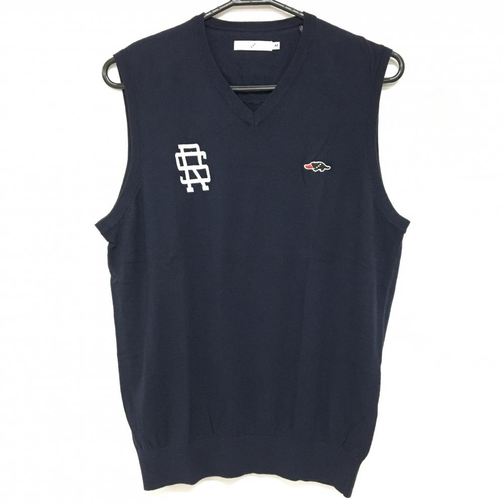 ムータマリン ボンディングジップベスト ネイビー M ゴルフ