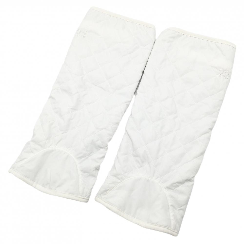 【美品】コルウィン レッグウォーマー 黒 裏フリース 無地  レディース F ゴルフウェア Kolwin