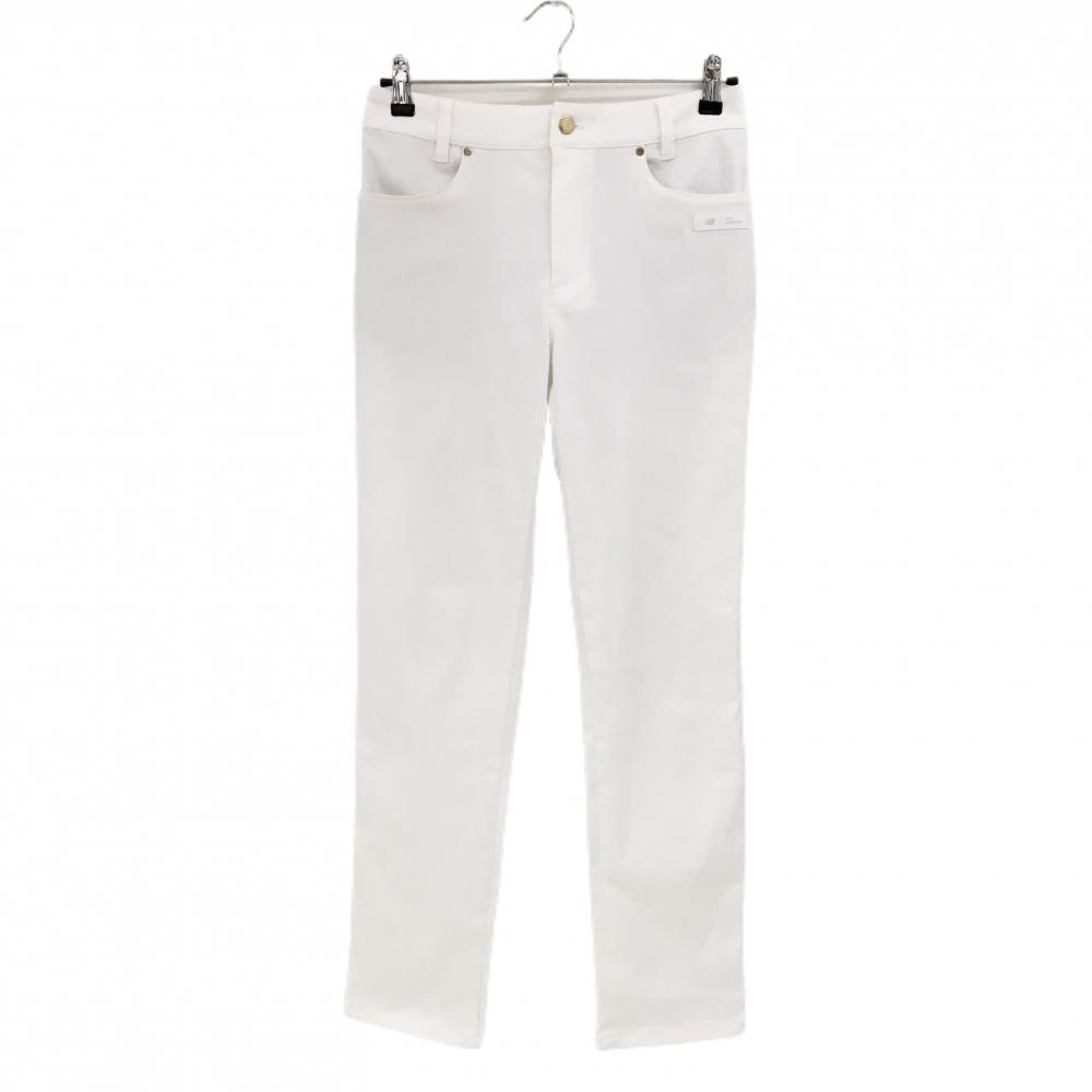 ニューバランスゴルフ パンツ 白 無地 ストレッチ レディース 1(M) ゴルフウェア 2023年モデル New Balance